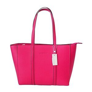 Louenhide Kentucky Laptop Tote Fushia Pink Leather New with Tags